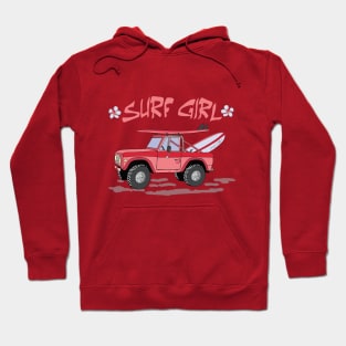 surf girl, chasing waves Hoodie